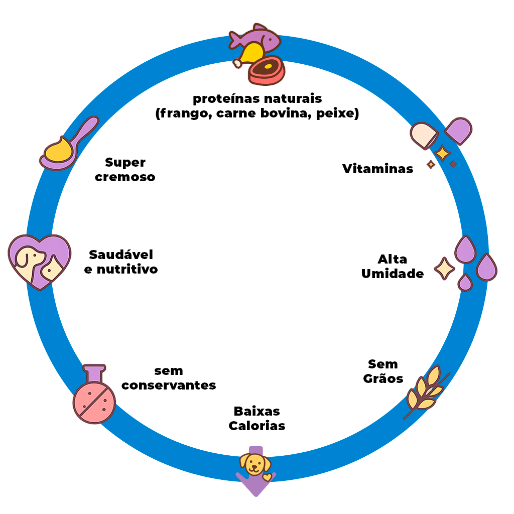 Kit10 Petisco Snack Cremoso MeguisPet p/Gatos Sabor Salmao 1+1 = 2 Pacotes = 10 saches Total 150g - Imagem 3